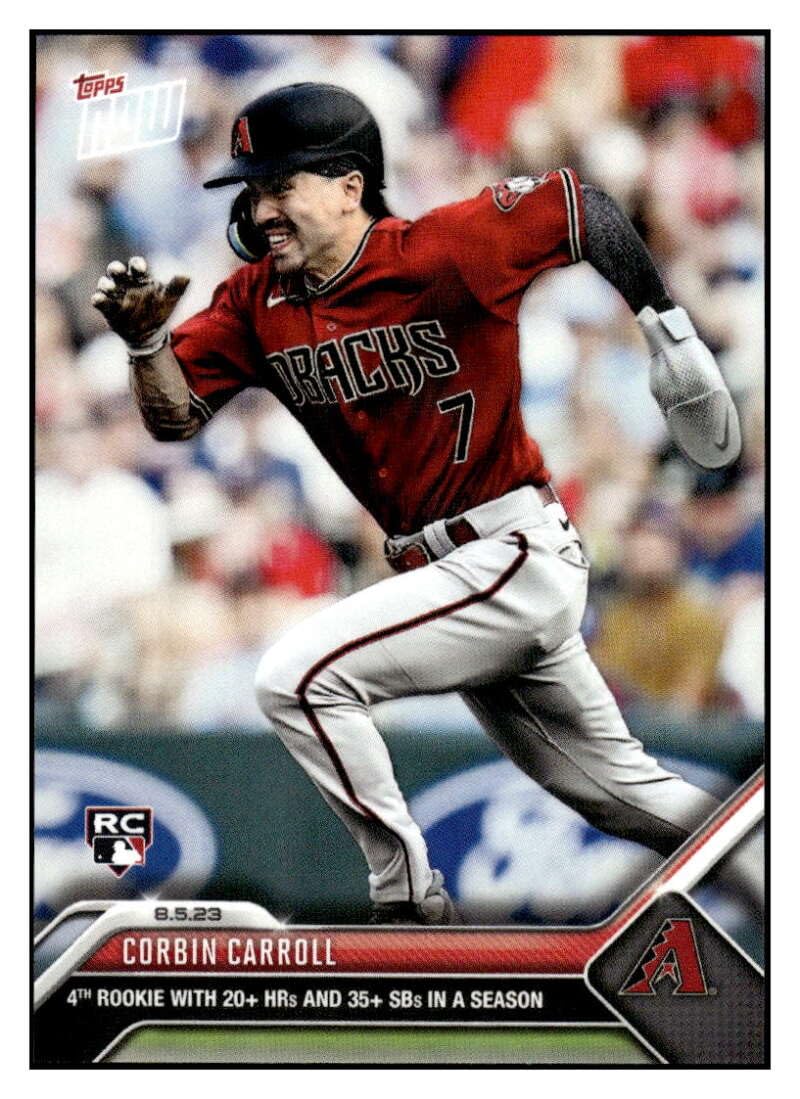 コービン・キャロル Corbin Carroll Amazon.com: CORBIN CARROLL RC 2023 Topps NOW ROOKIE #657
